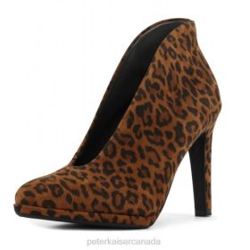 Peter Kaiser Canada - Peter Kaiser Haley Shoe Boot Leopard Suede Women JN8B205 Footwear