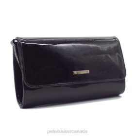 Peter Kaiser Canada - Peter Kaiser Lanelle Stylish Handbag Black Patent Women JN8B256 Accessories