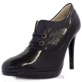 Peter Kaiser Canada - Peter Kaiser Nelana Patent Stilettos Black Crackle Women JN8B193 Footwear