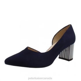 Peter Kaiser Canada - Peter Kaiser Niami Court Shoe Navy Suede Women JN8B124 Footwear