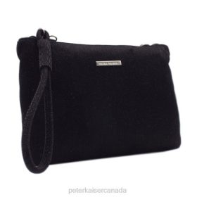 Peter Kaiser Canada - Peter Kaiser Saldina Stylish Clutch Bag Classy Black Shimmer Women JN8B274 Accessories
