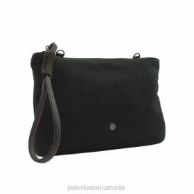 Peter Kaiser Canada - Peter Kaiser Waida Dressy Clutch Bag Stylish Pine Suede Women JN8B280 Accessories