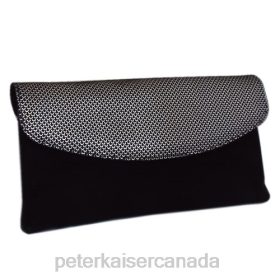 Peter Kaiser Canada - Peter Kaiser Winema Clutch Bag Black Suede Women JN8B265 Accessories