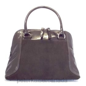 Peter Kaiser Heels - Peter Kaiser Amanda Nuba suede and Patent Leather handbag Nuba Suede Women JN8B258 Accessories