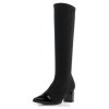 Peter Kaiser Heels - Peter Kaiser Bettina Pull On Stretch Knee High Boots Black Women JN8B213 Footwear