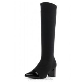 Peter Kaiser Heels - Peter Kaiser Bettina Pull On Stretch Knee High Boots Black Women JN8B213 Footwear