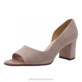 Peter Kaiser Heels - Peter Kaiser Jasmin Open Toe Court Shoe Mauve Suede Women JN8B15 Footwear