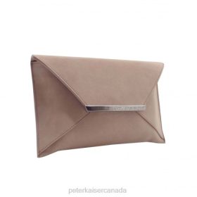 Peter Kaiser Heels - Peter Kaiser Kamata Envelope Clutch Bag Mauve Suede Women JN8B246 Accessories