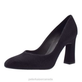 Peter Kaiser Heels - Peter Kaiser Klara Glitz Court Shoe Black Shimmer Women JN8B162 Footwear