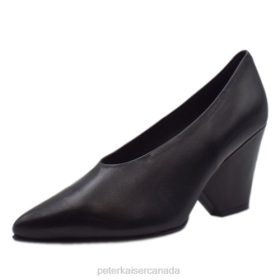 Peter Kaiser Heels - Peter Kaiser Lijana Stylish Wedge Court Shoes Black Glove Women JN8B168 Footwear