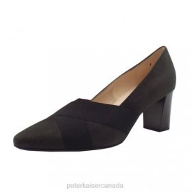 Peter Kaiser Heels - Peter Kaiser Mea Mid Heel Court shoes Carbon Suede Women JN8B105 Footwear