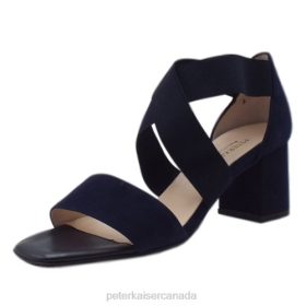 Peter Kaiser Heels - Peter Kaiser Paige Dressy Cross Over Straps Notte Suede Women JN8B159 Footwear