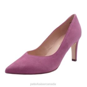 Peter Kaiser Shoes Canada - Peter Kaiser Elfi Classic Court Shoes Cassis Suede Women JN8B32 Footwear