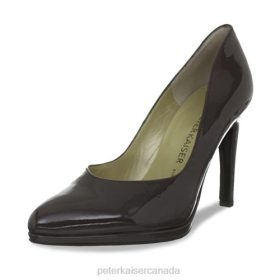Peter Kaiser Shoes Canada - Peter Kaiser Herdi Stiletto Court Shoes Brown Patent Women JN8B200 Footwear