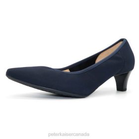Peter Kaiser Shoes Canada - Peter Kaiser Inett Heel Pump Navy Women JN8B119 Footwear