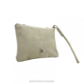 Peter Kaiser Shoes Canada - Peter Kaiser Ophilia Stylish Clutch Bag Yucca Suede Women JN8B251 Accessories